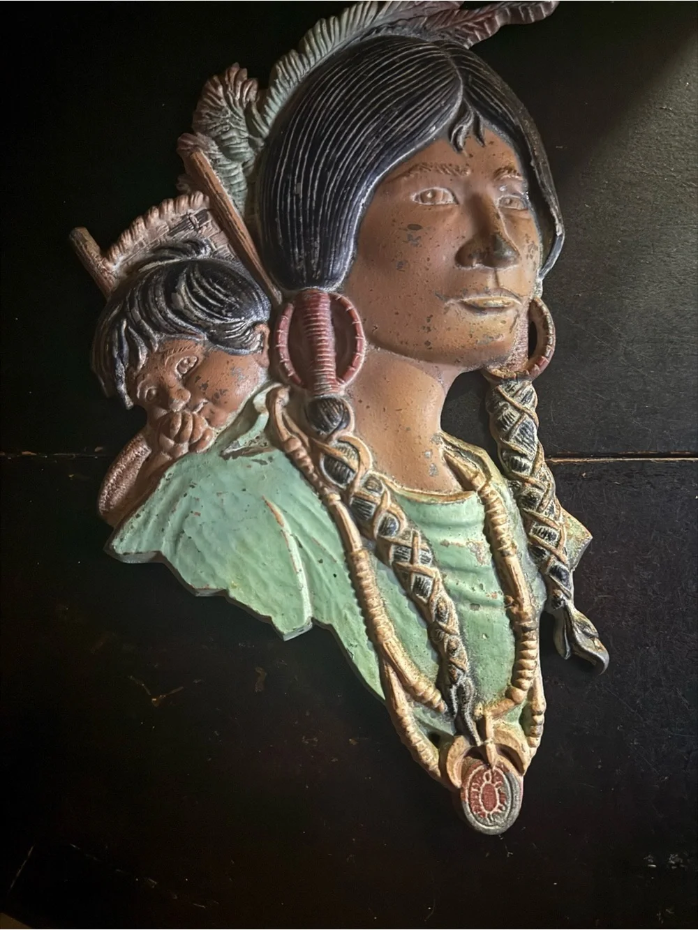 Sexton Native American Wall Decor Plaque